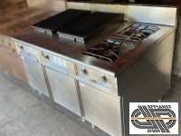 Piano 100% PRO | COMETTO Série 1000 | Grande double grillade gaz + 2 feux