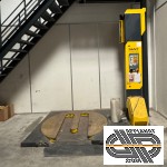 Banderoleuse plateau Ø1m50 passage transpalette • SIAT SW2 L
