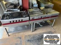 Ligne de cuisson 4 modules gaz et électrique 2m40 Ambassade de Bourgogne