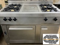 Prêt à installer ♨ Rénové + Garanti + Conformité  ♨ Piano professionnel cuisson Gaz MORICE 1m20