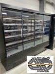 Frigo mural vertical positif 4 portes EXKAL | Prof. 80cm H 2m04 | Groupe logé | 2020 