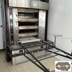 Four à soles électrique Zucchelli Forni – ( Surf. cuisson : ± 4 m2 ) + enfourneur intégré