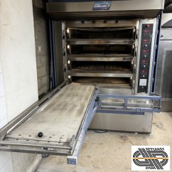Four à sole électrique avec enfourneur intégré 2 voies 4 étages 8,2 m2