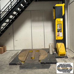Banderoleuse plateau Ø1m50 passage transpalette • SIAT SW2 L