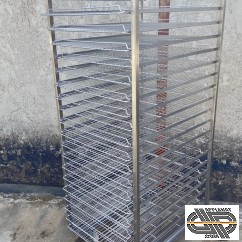 Chariots échelles inox à 20 grilles 600x800 à butée ✭ NEUF✭