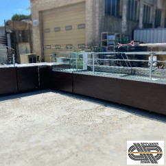 Comptoir magasin boulangerie pâtisserie 5m61 x 3m01 • 