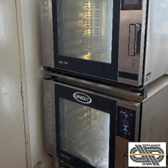 Duo de fours mixtes 6 Niveaux 60x40 combinés intelligents UNOX BAKERTOP