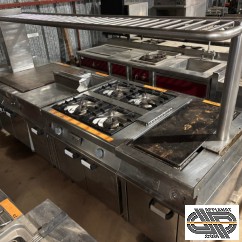 Piano central de cuisine professionnelle | 80% Gaz 20% électrique | Gico (Enodis)