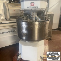 Pétrin à spirale automatique très récent (Mecnosud - 100kg)