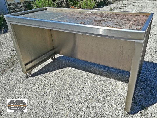 meuble sec table égouttage inox