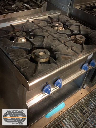 Fourneau 4 feux vifs d'occasion - EUROCHEF