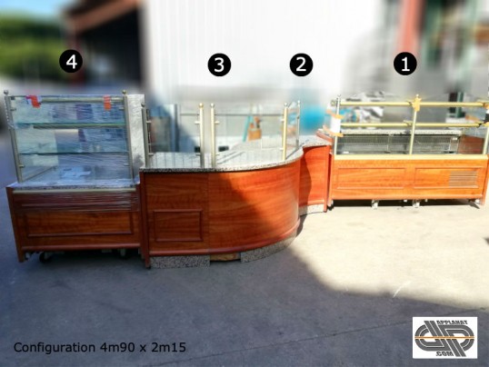 Ligne comptoir vitrine boulangerie pâtisserie JORDAO ISOTECH Horizon