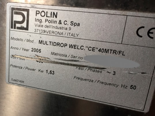 plaque signéalétique POLIN Multidrop