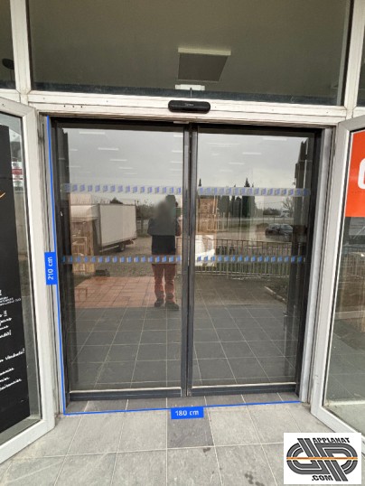 Porte Softica Optima 150 d'occasion à 2 ventaux passage 180 cm par 210 cm