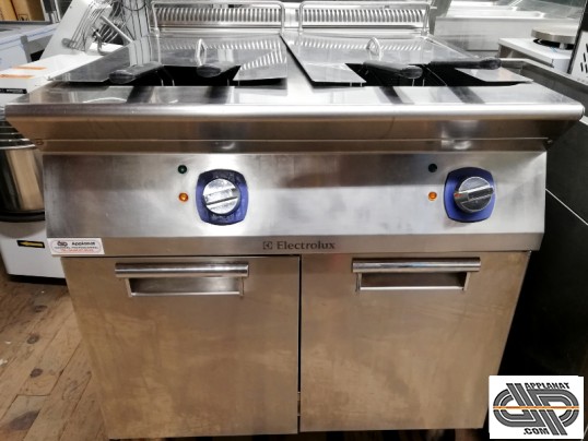 Friteuse electrique professionnelle double bac d'occasion Electrolux