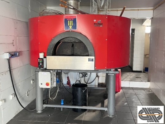 Four pizza PAVESI PVP 150 d'occasion avec dalle tournante sol diamètre Ø 150cm
