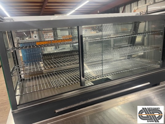Vitrine chauffante professionnelle à poser