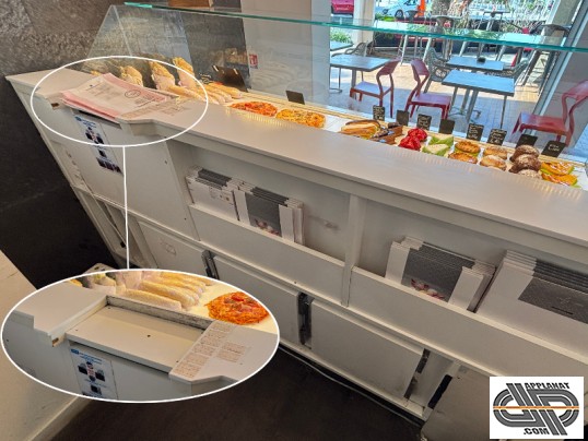 Vitrine réfrigérée haut de gamme d'occasion d'occasion pour la boulangerie-pâtisserie
