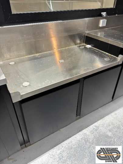 Meuble professionnel inox bas suport de billot boucherie 1100x600x150 occasion